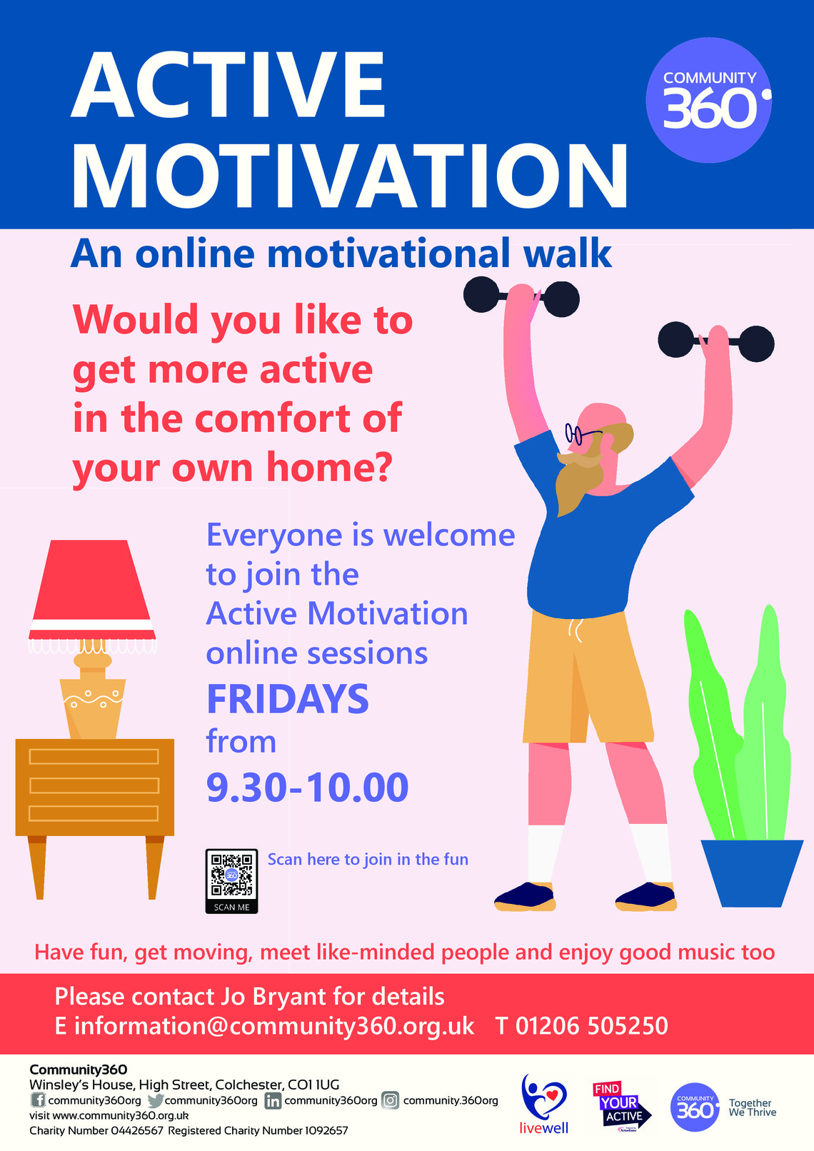 Active Motivation online walks