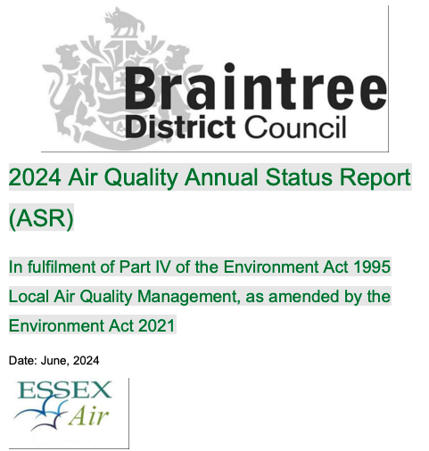 BDC_Air Quality report screenshot