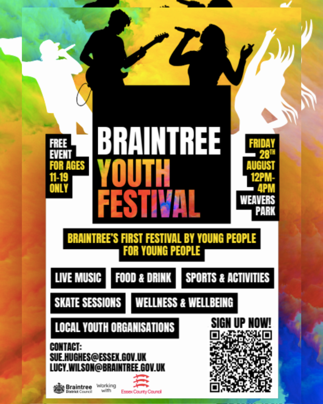 poster for Braintree Youth Festival