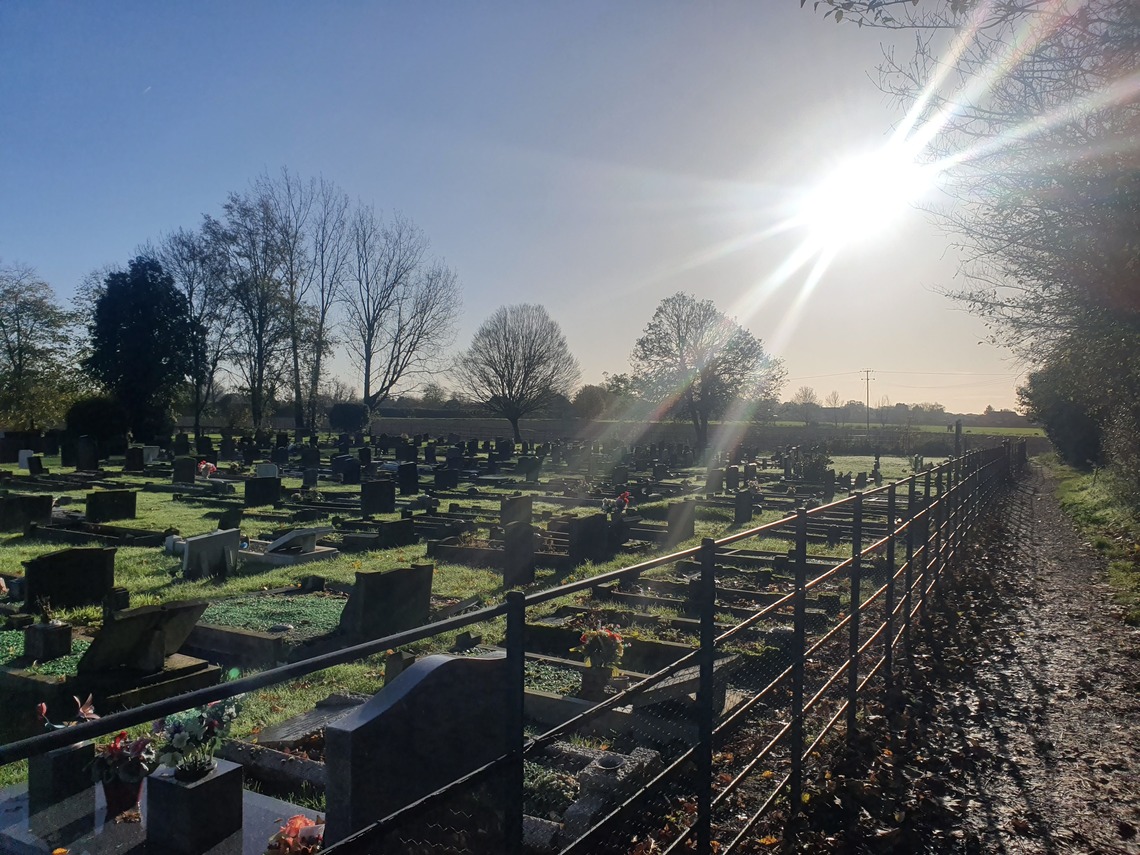 Image of the Hatfield Peverel burial ground
