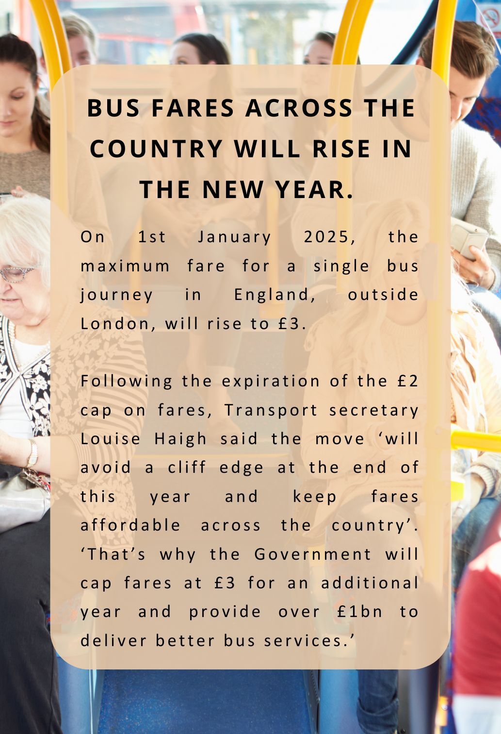 Bus Fare Cap Rise