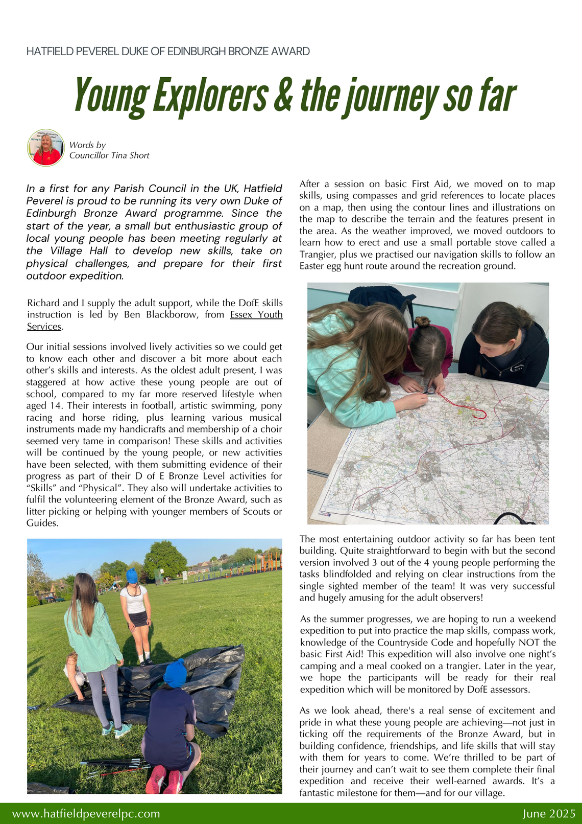 Article on the duke of edinburgh awards and the journey so far