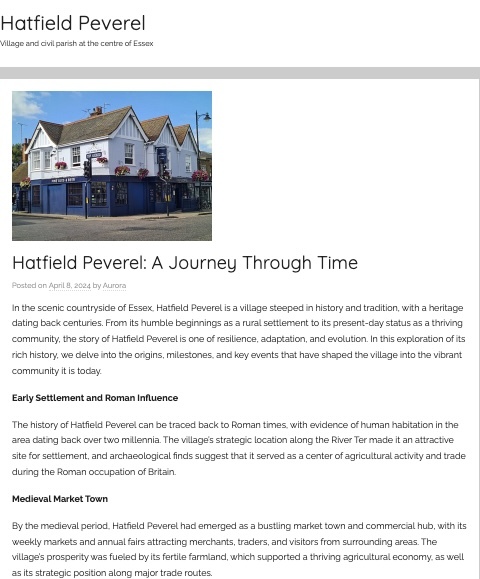 Hatfield Peverel_A Journey Through Time