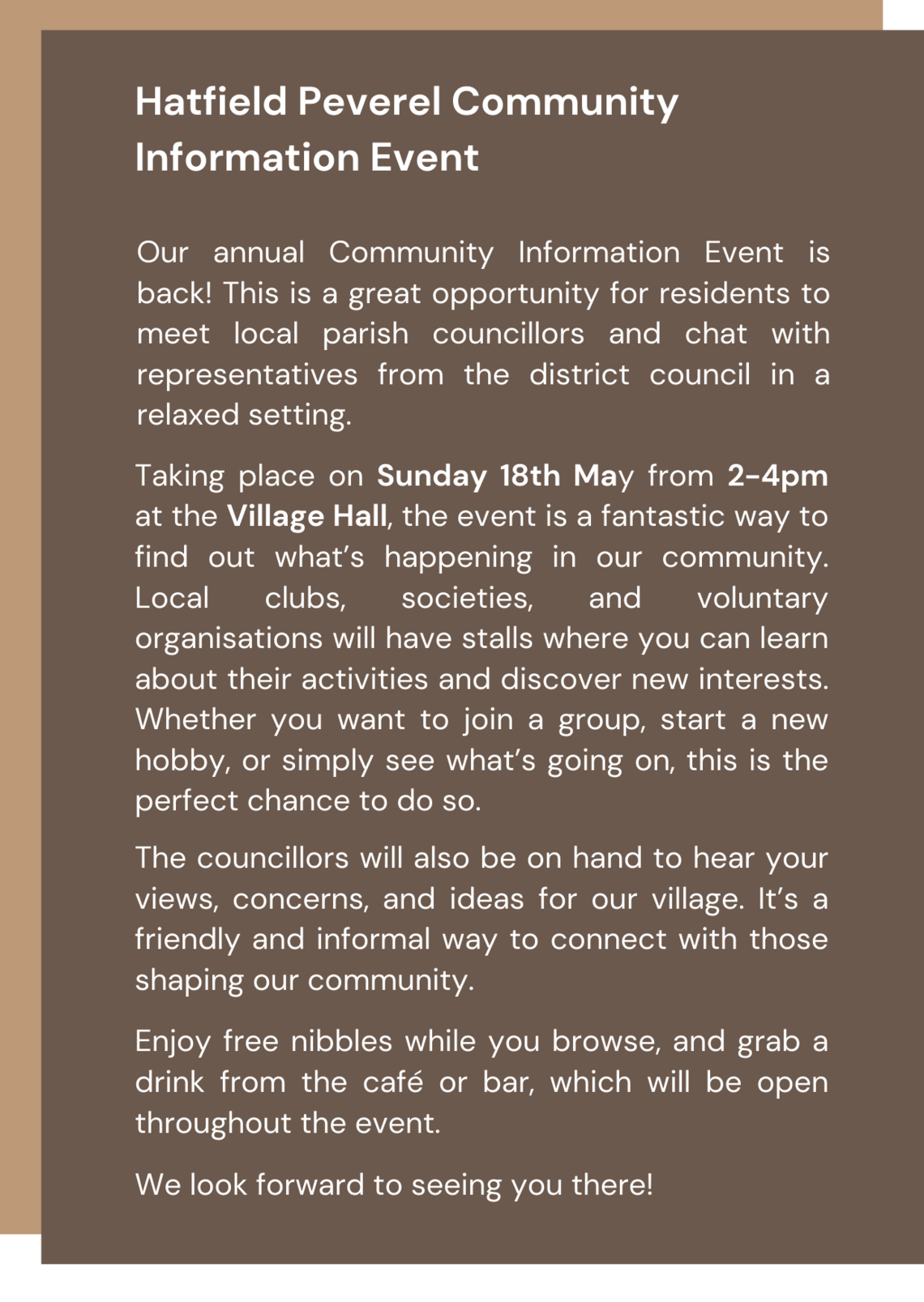 HP Community Event 2025 notice