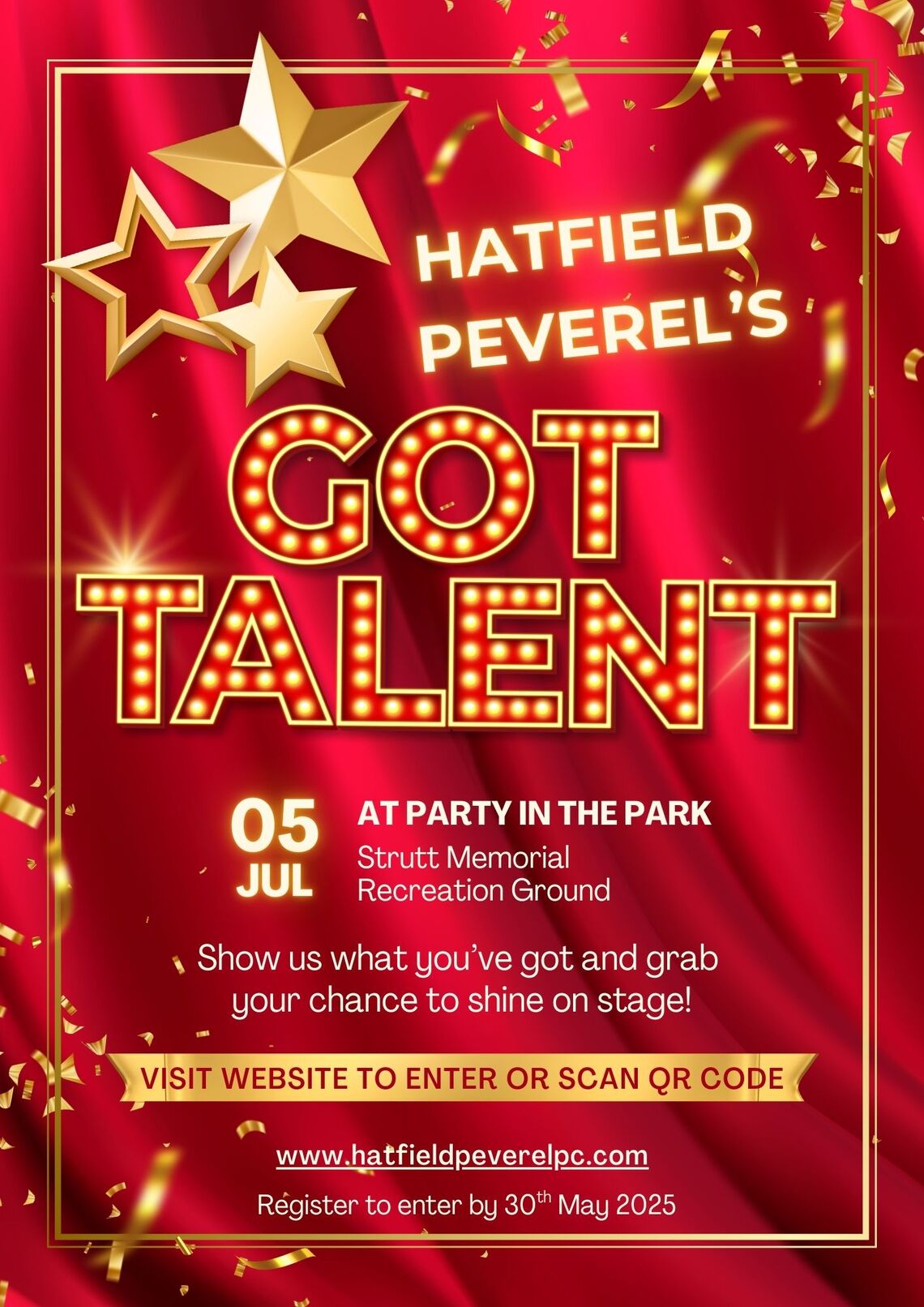 HPs Got Talent Poster wo QR code