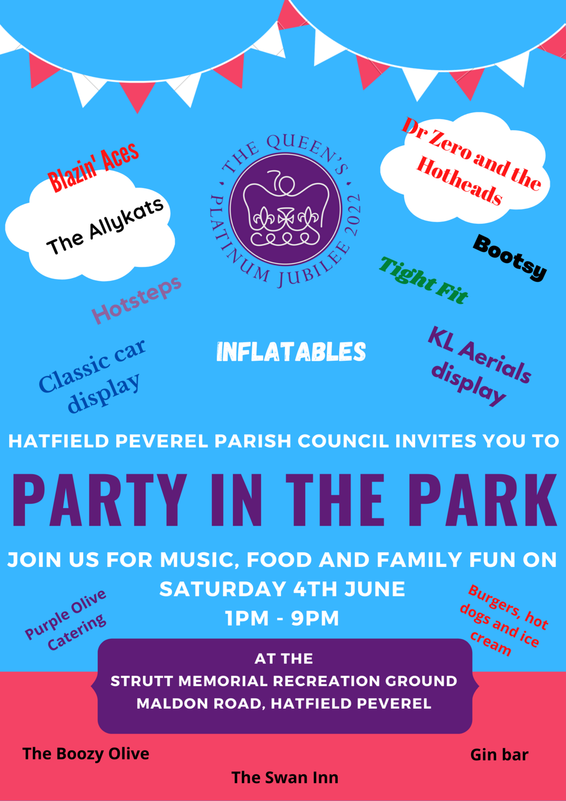 Party in the Park flyer