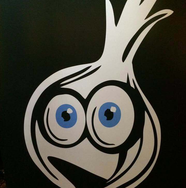 White Onion band logo